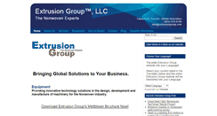 Desktop Screenshot of extrusiongroup.com